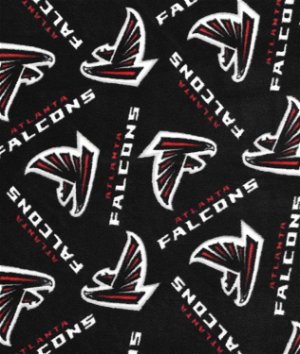 Atlanta Falcons NFL Fleece Fabric  OnlineFabricStore.net