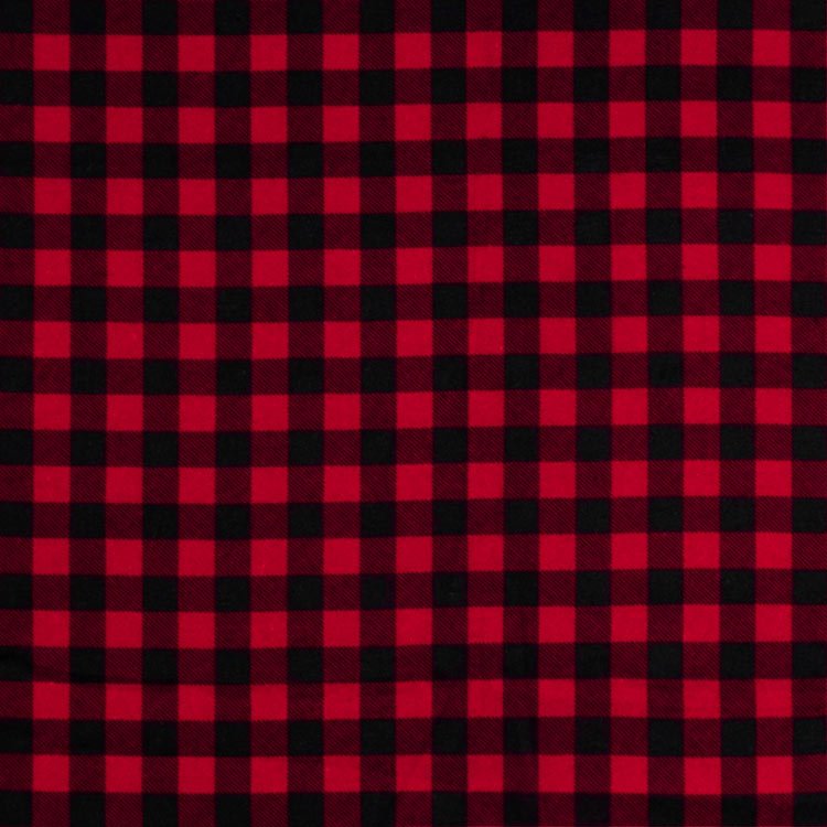Red Buffalo Plaid Flannel Fabric | OnlineFabricStore.net