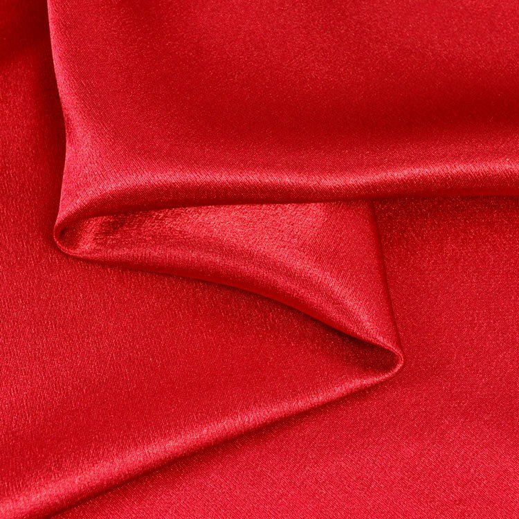 BY THE YARD DRESS GOWN HOME DECOR Fuchsia SOLID CREPE BACK SATIN FABRIC